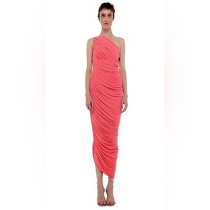 Norma Kamali Diana Gown in Papaya XL